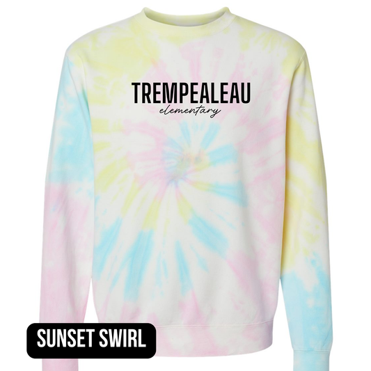 TE- Adult Tie Dyed Crewneck/Hoodie