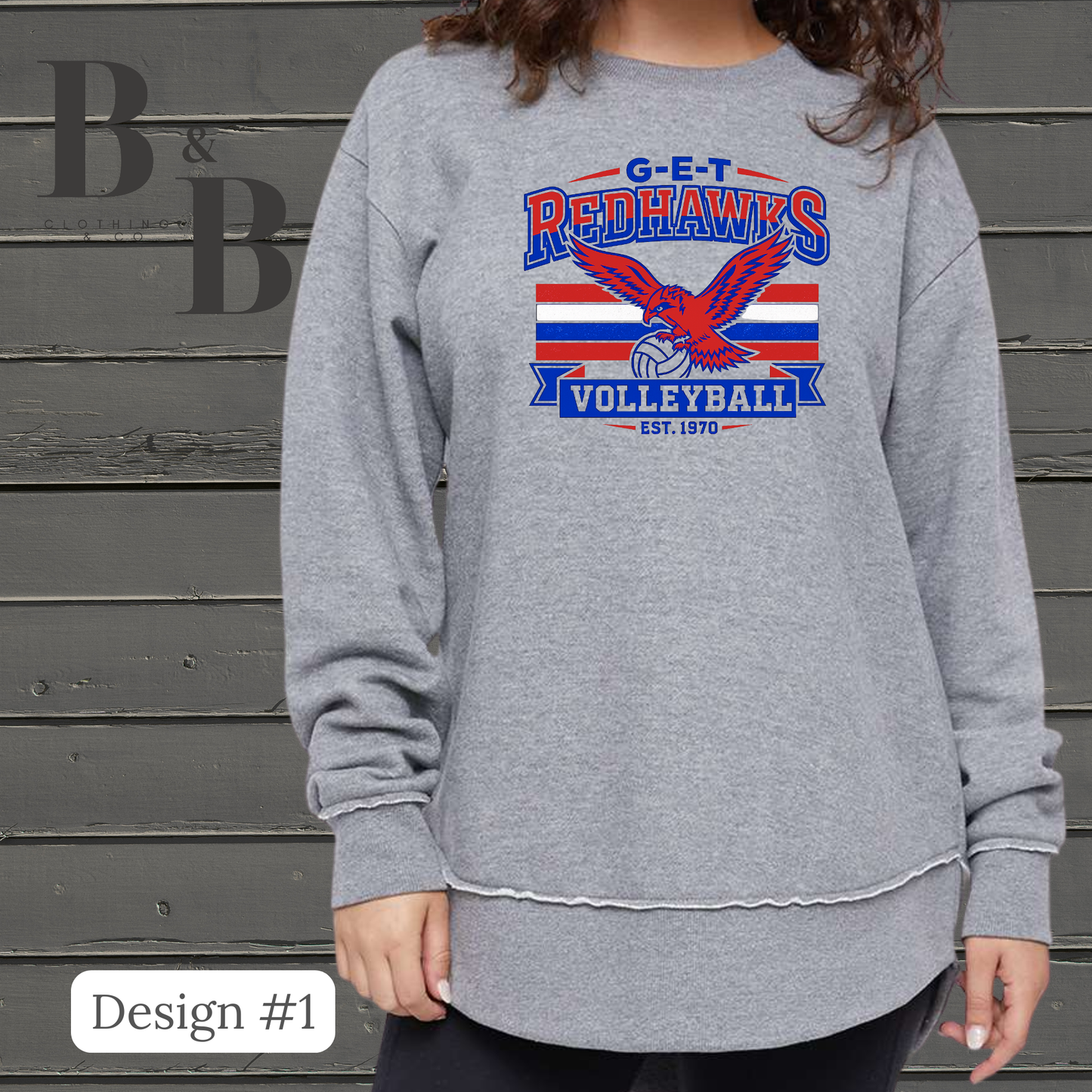 #1-4 G-E-T Volleyball Women's Comfy Fleece