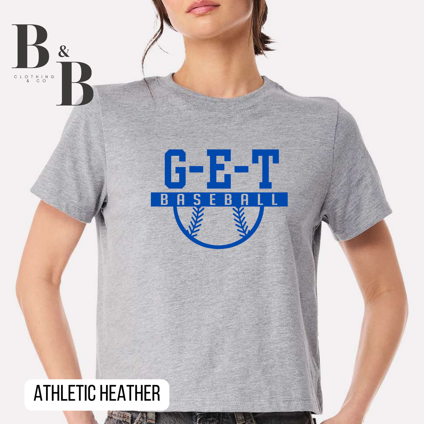G-E-T Baseball Women's Boxy Tee