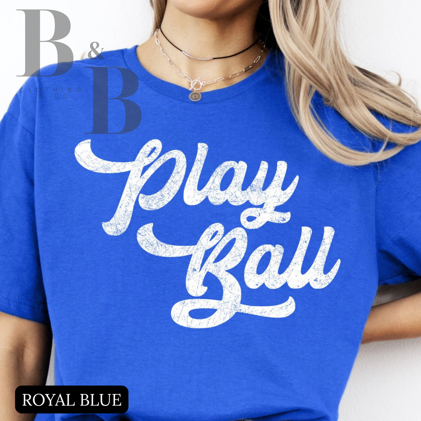 PLAY BALL Tee- Choose your color.
