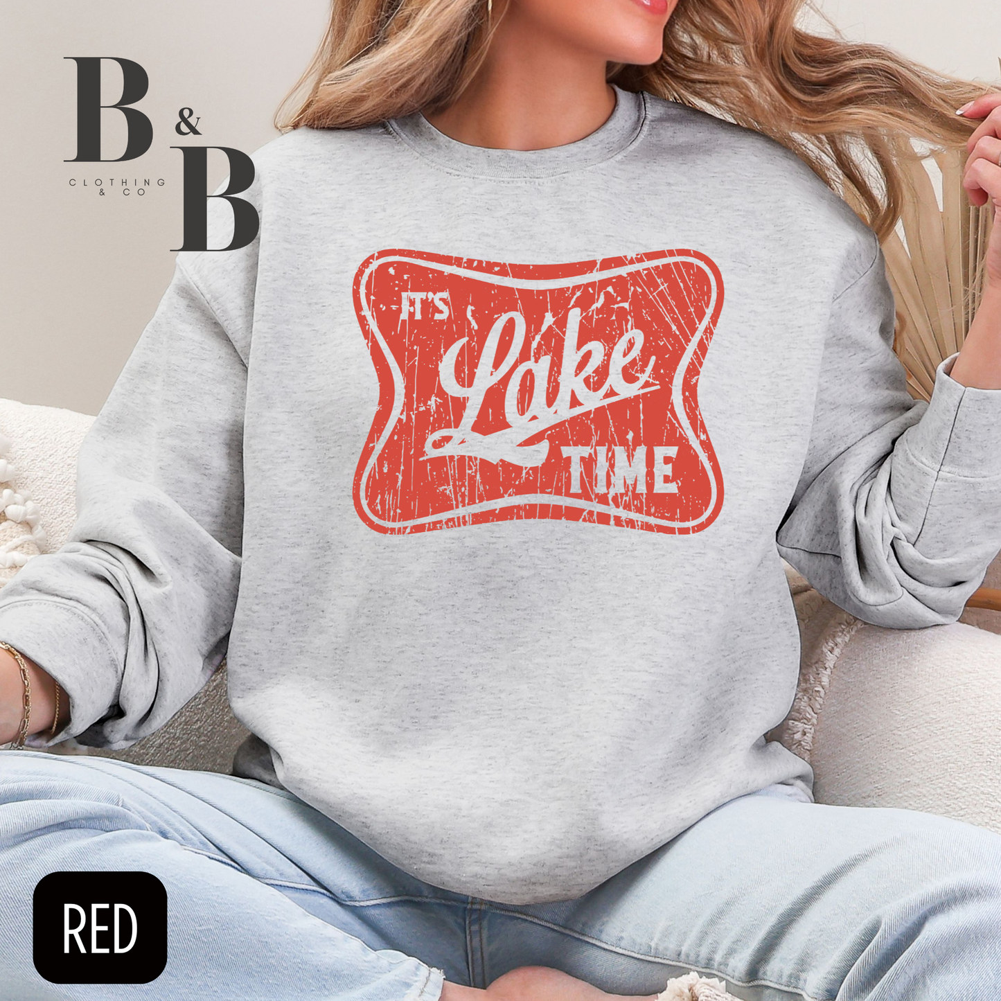 It's Lake Time Crewneck