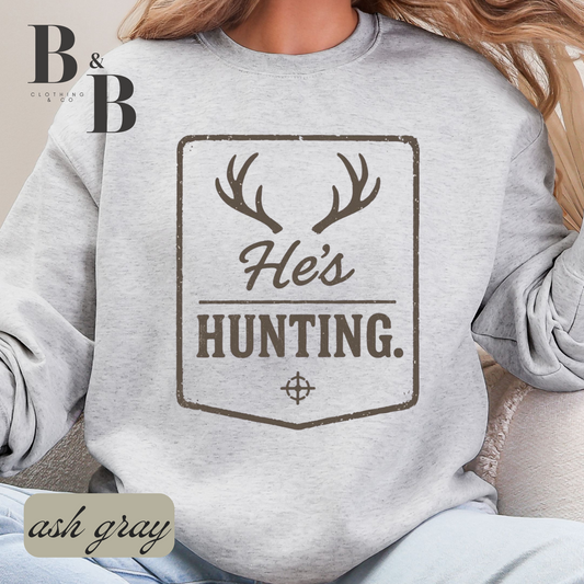 He's Hunting Badge