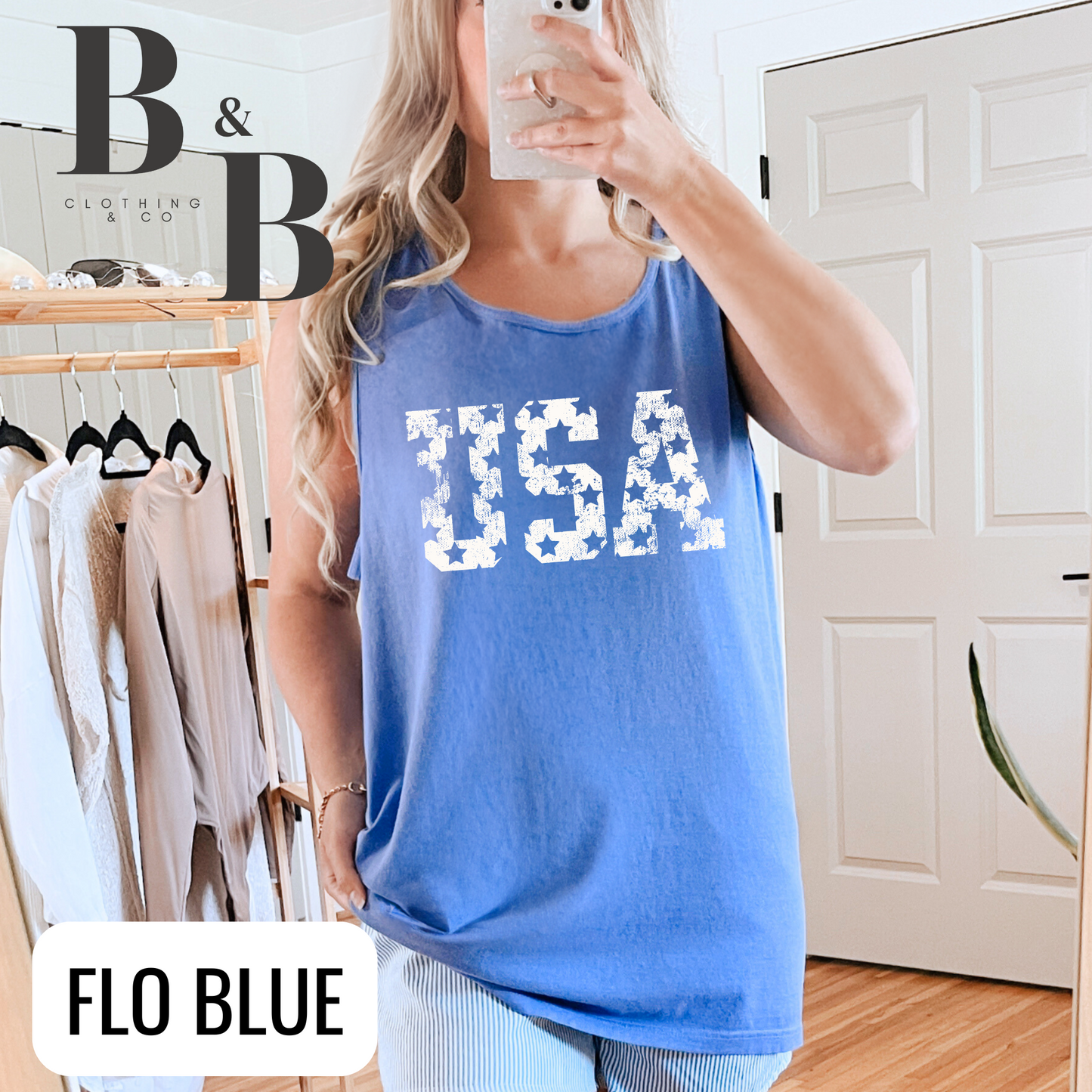 USA Tees & Tanks- Comfort Colors