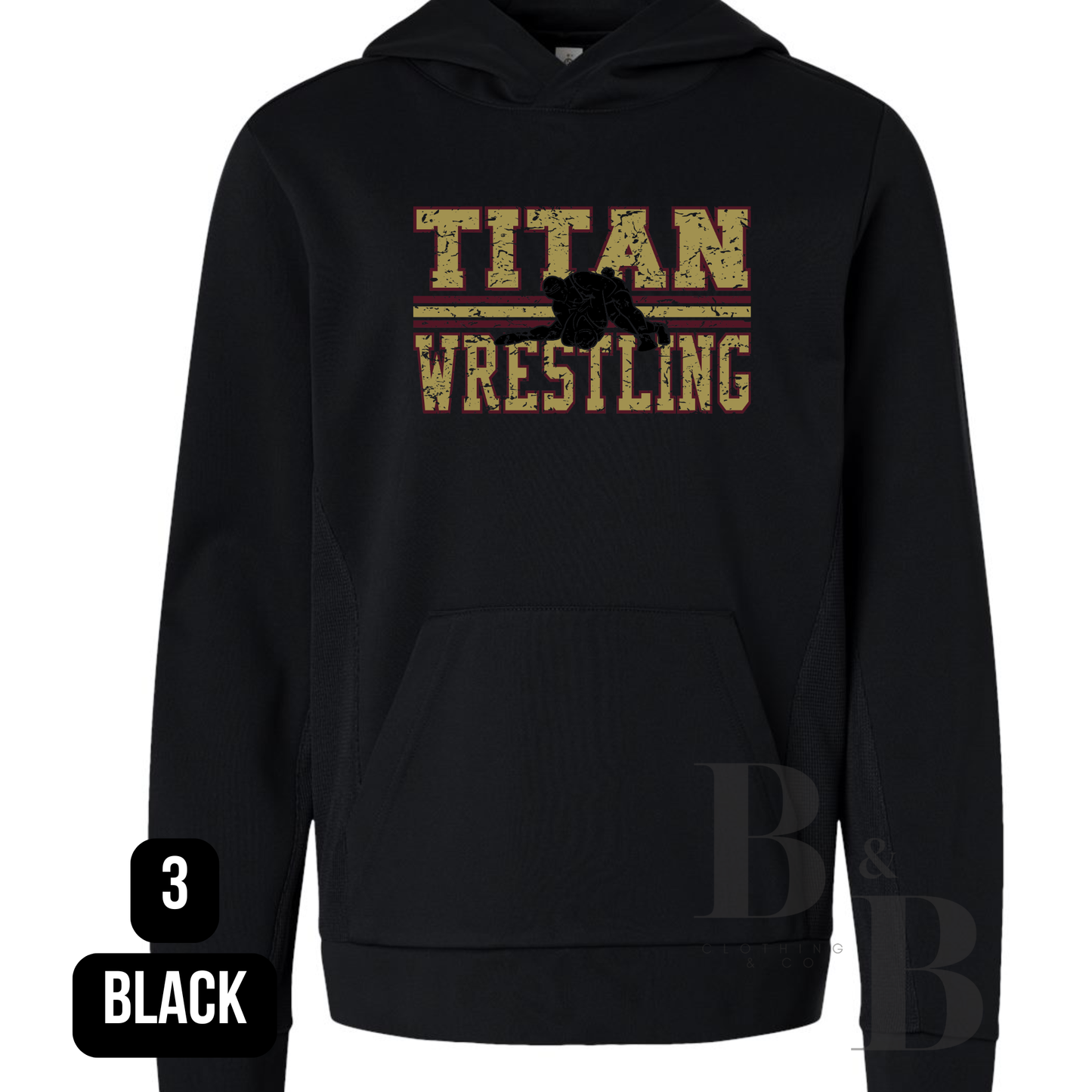 Titan Wrestling Performance Hoodie Adult & Youth