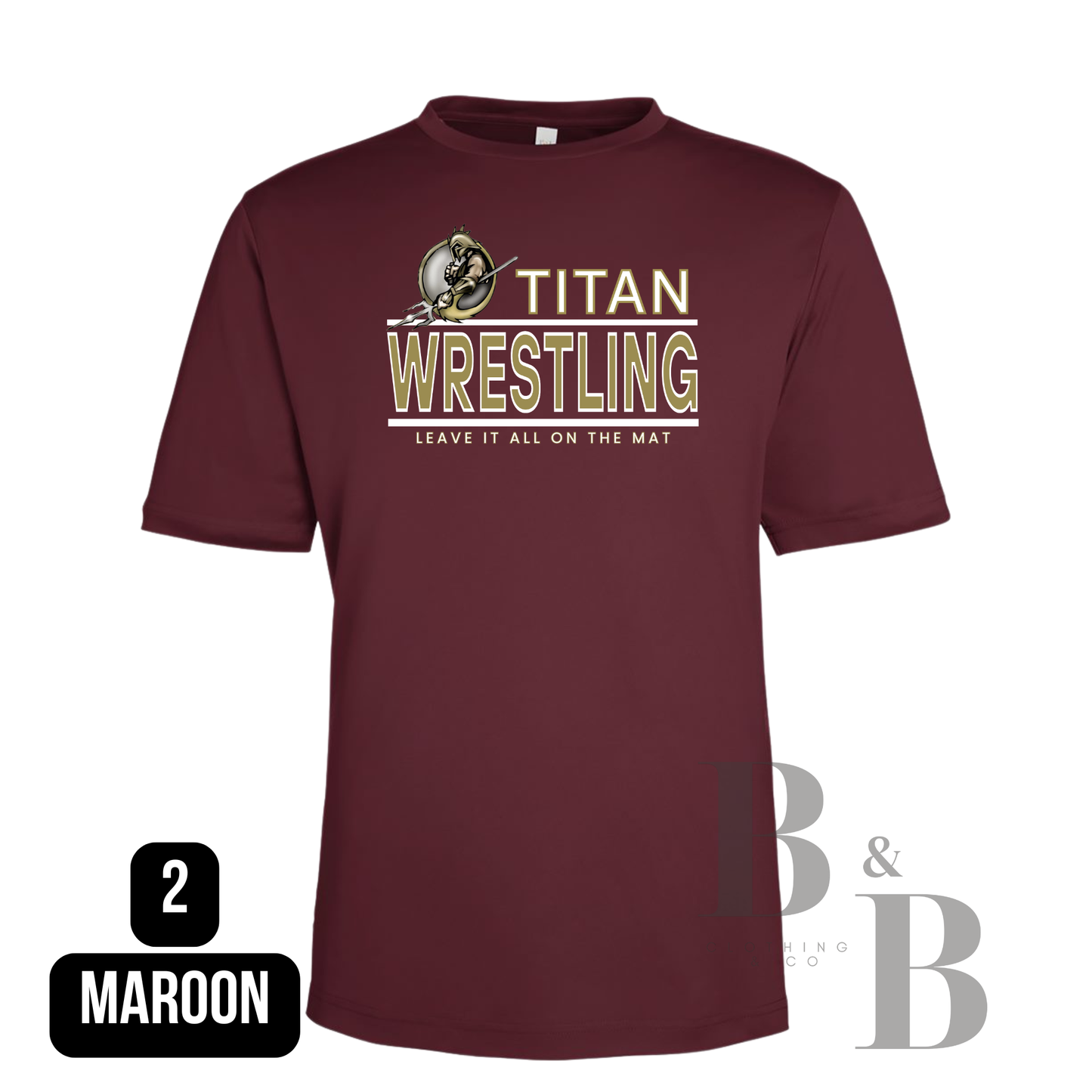 Titan Wrestling Performance Tee Adult & Youth