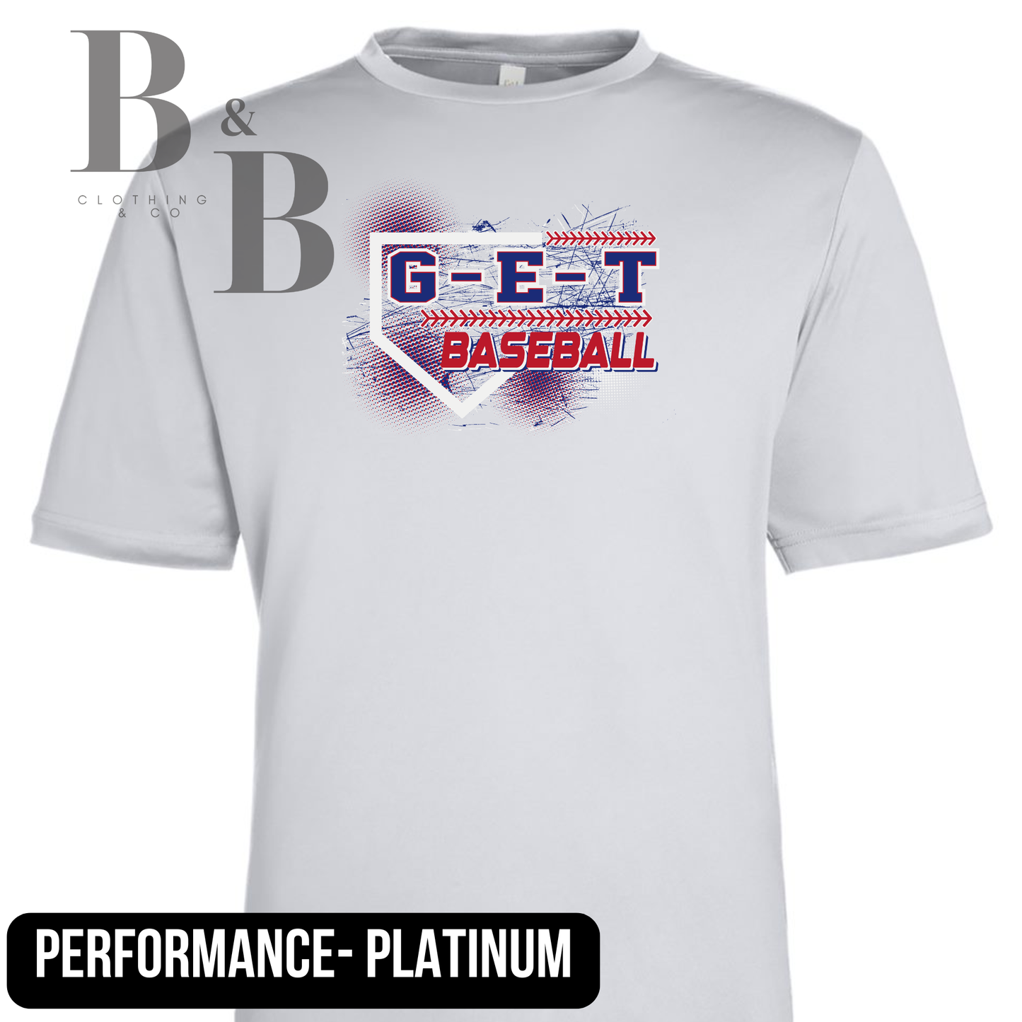 G-E-T Baseball 2 Adult & Youth Performance Tee