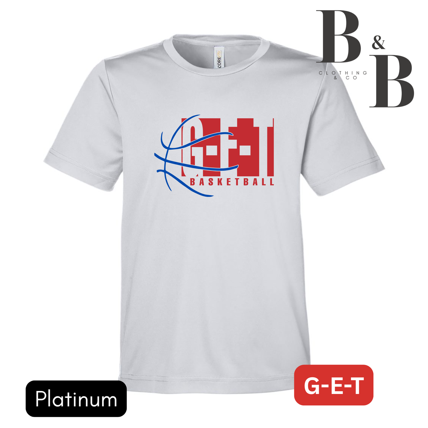 G-E-T Basketball Performance Tees Adult & Youth