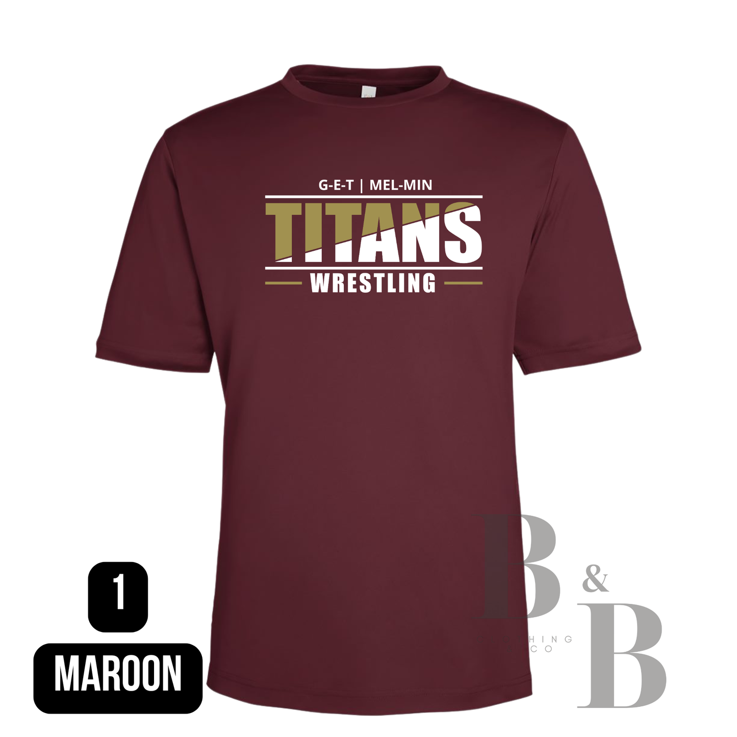 Titan Wrestling Performance Tee Adult & Youth