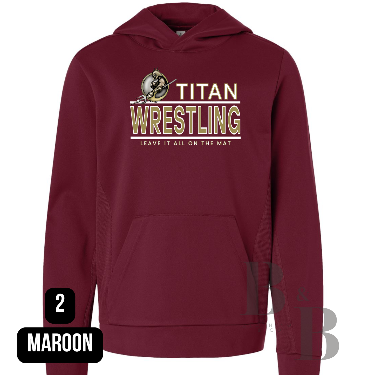 Titan Wrestling Performance Hoodie Adult & Youth