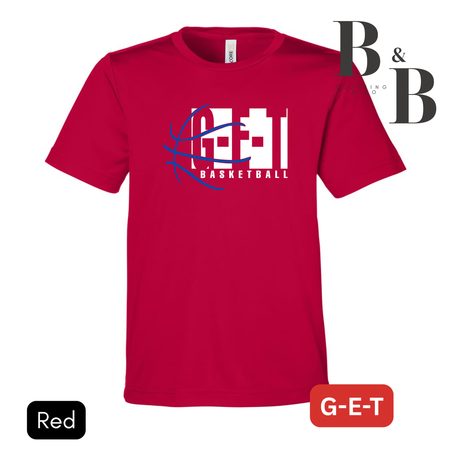 G-E-T Basketball Performance Tees Adult & Youth