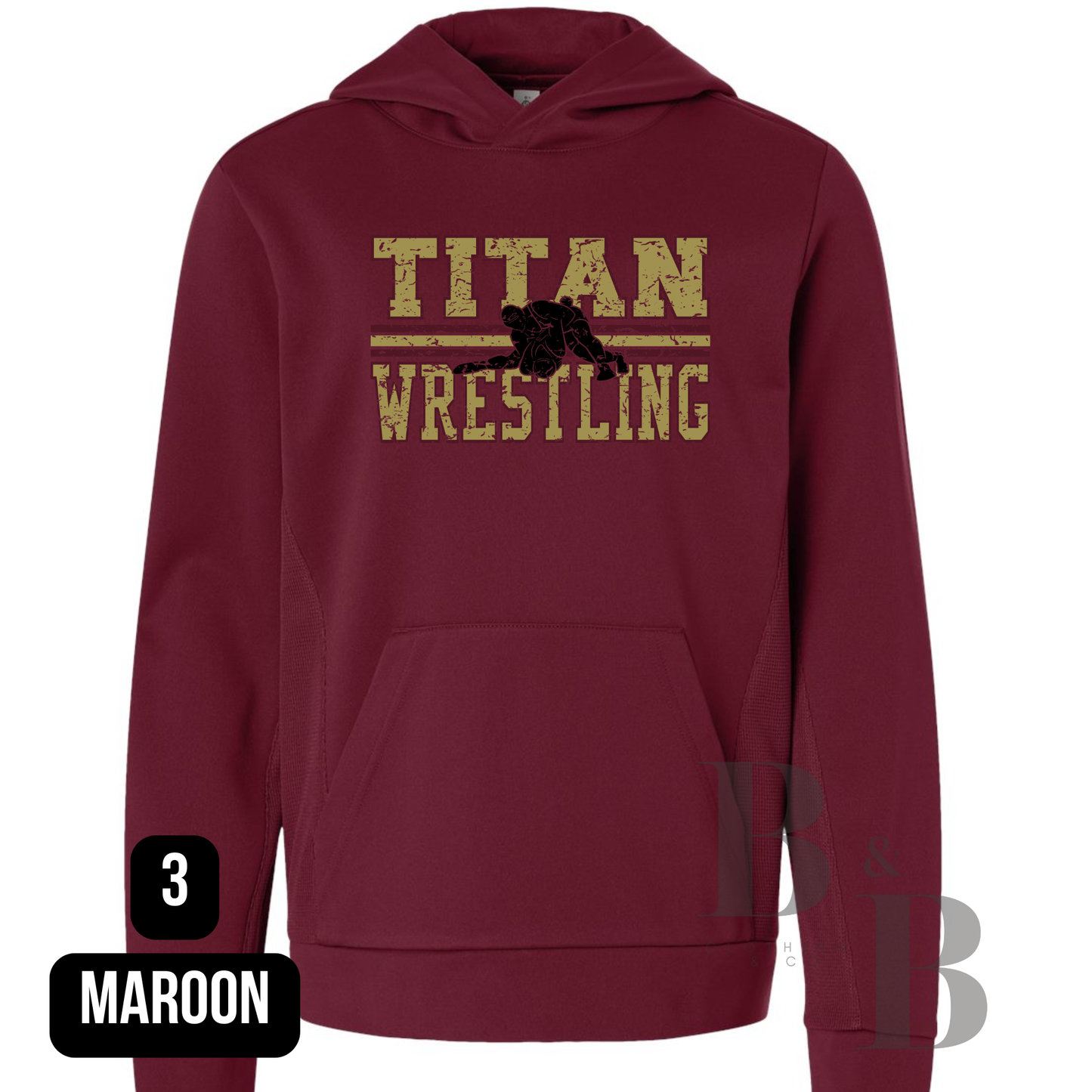 Titan Wrestling Performance Hoodie Adult & Youth