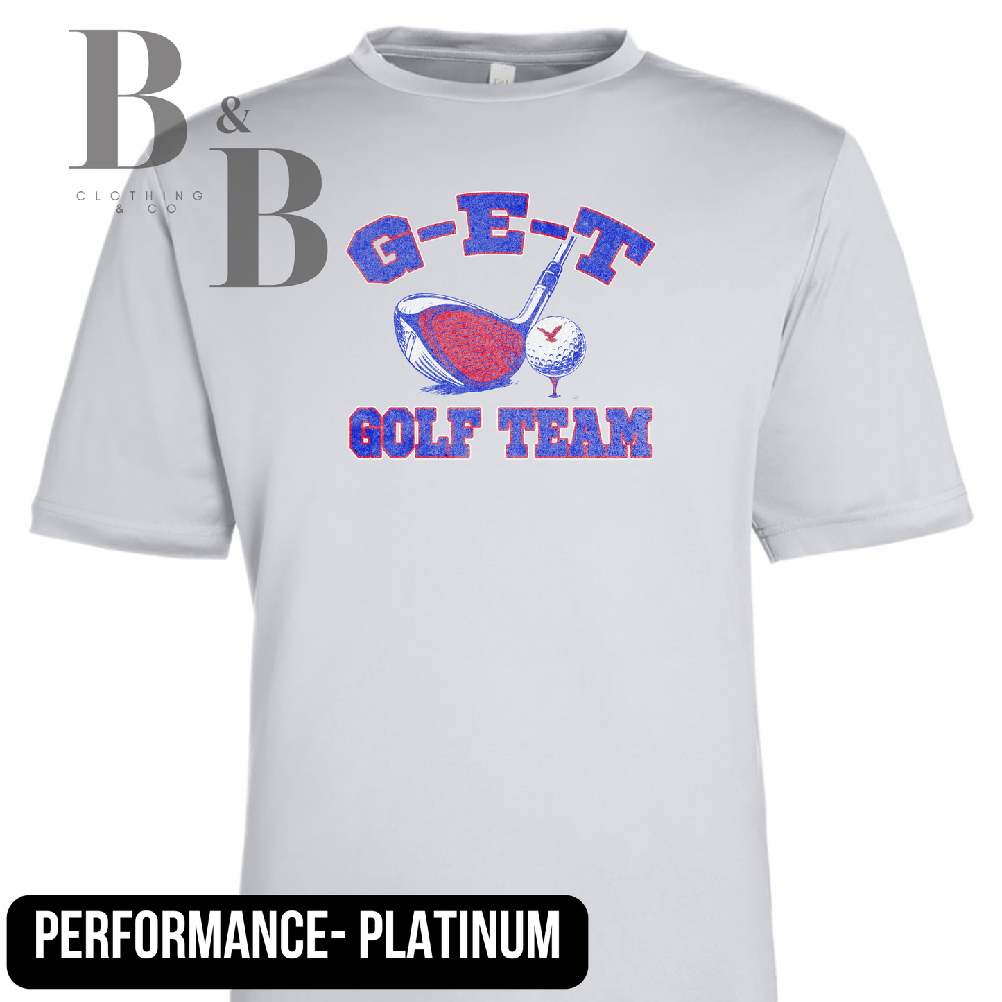 G-E-T Golf Adult & Youth Performance Tee