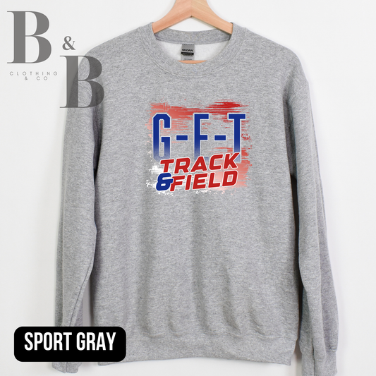 G-E-T Track & Field Youth Crew|Hoodie