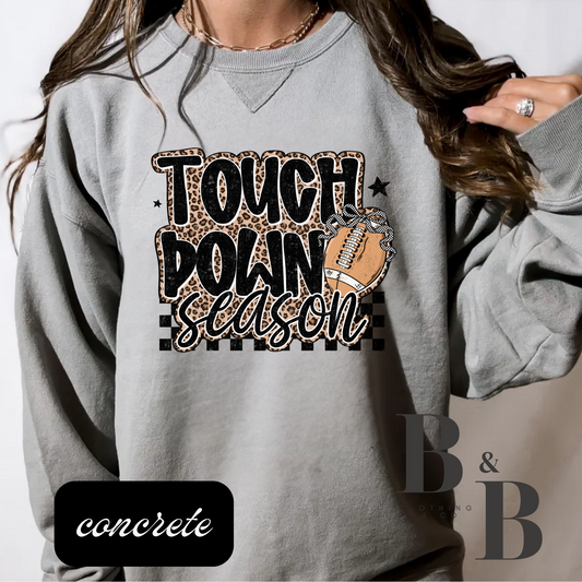 Touch Down Season Tee/Crewneck