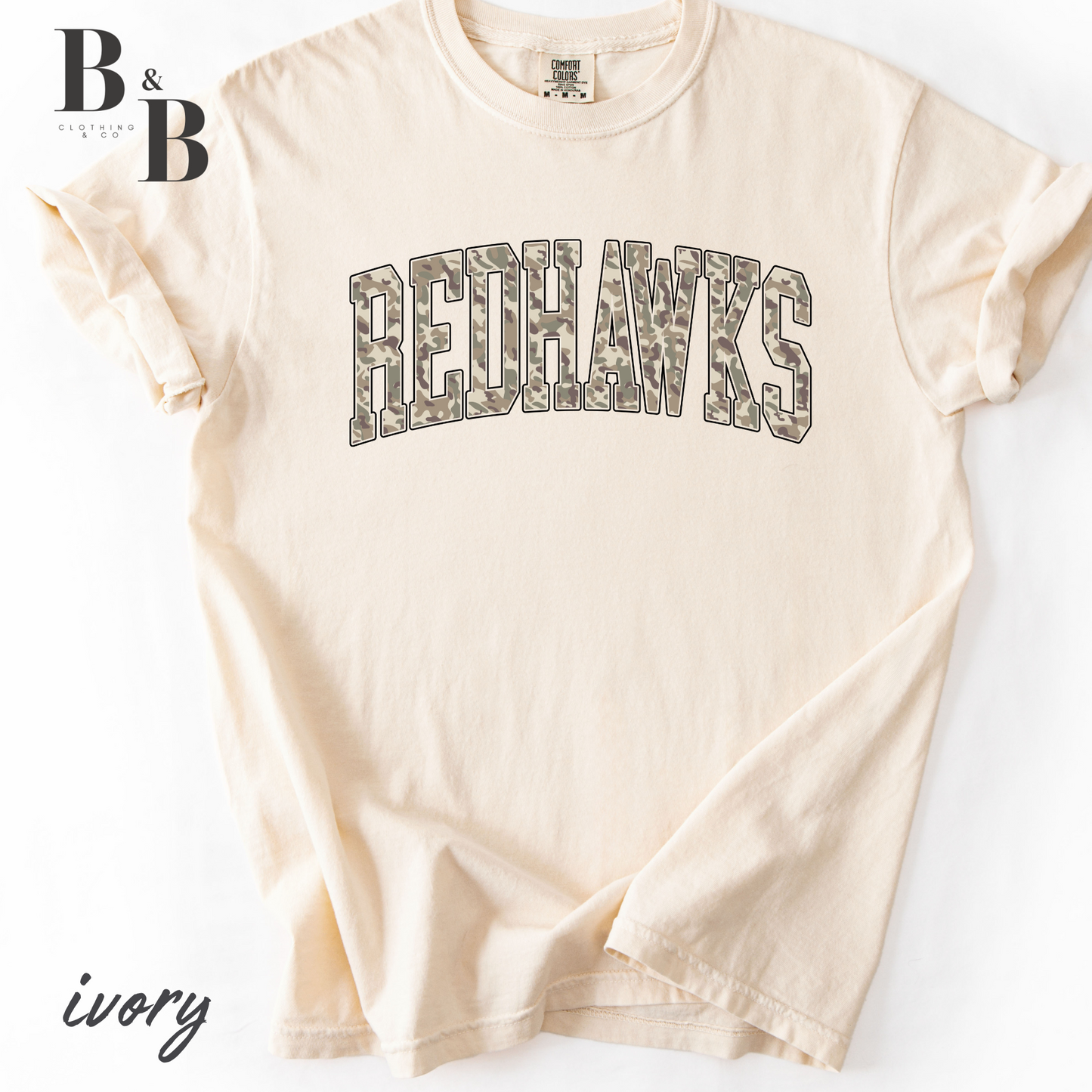 Camo Print Redhawks Tee