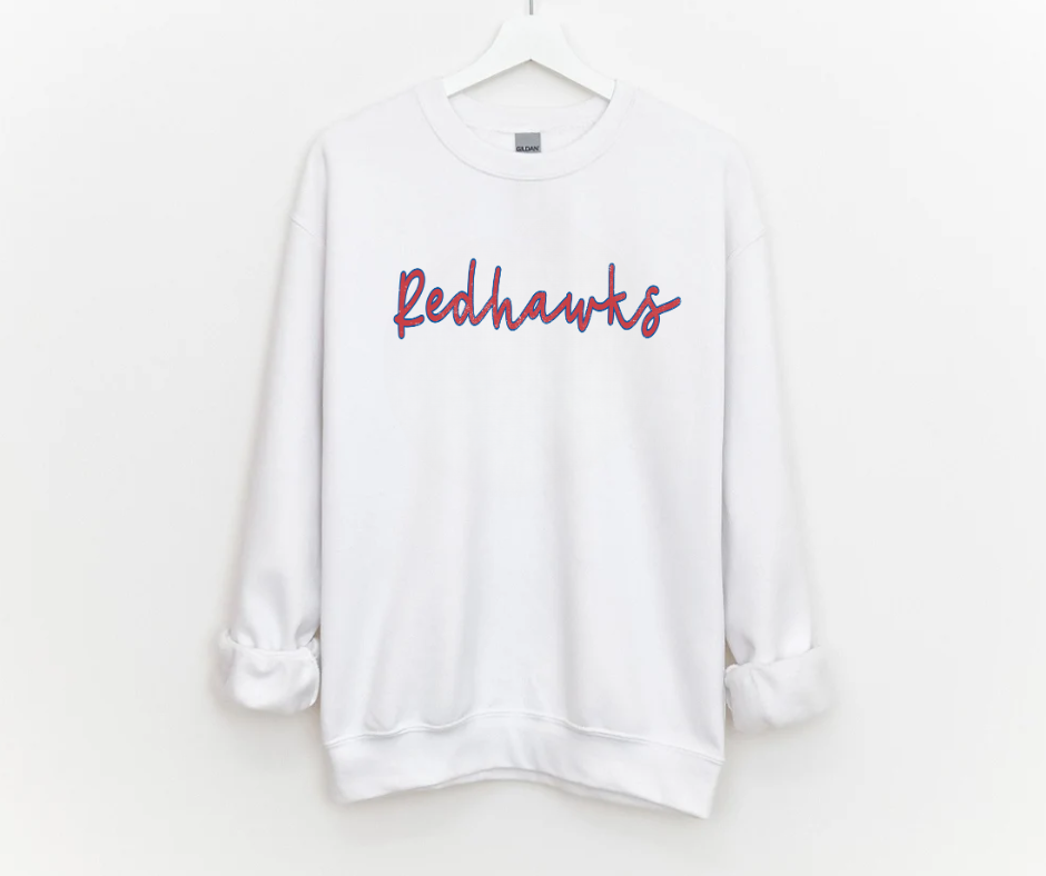 Redhawks Script Red & Blue