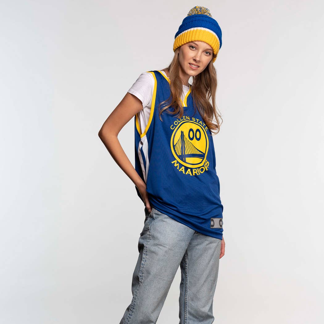 Team Color Ribbed Beanie with Pom Pom
