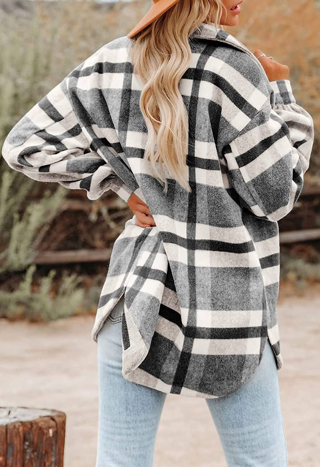 Oversized Flannel Plaid Shacket