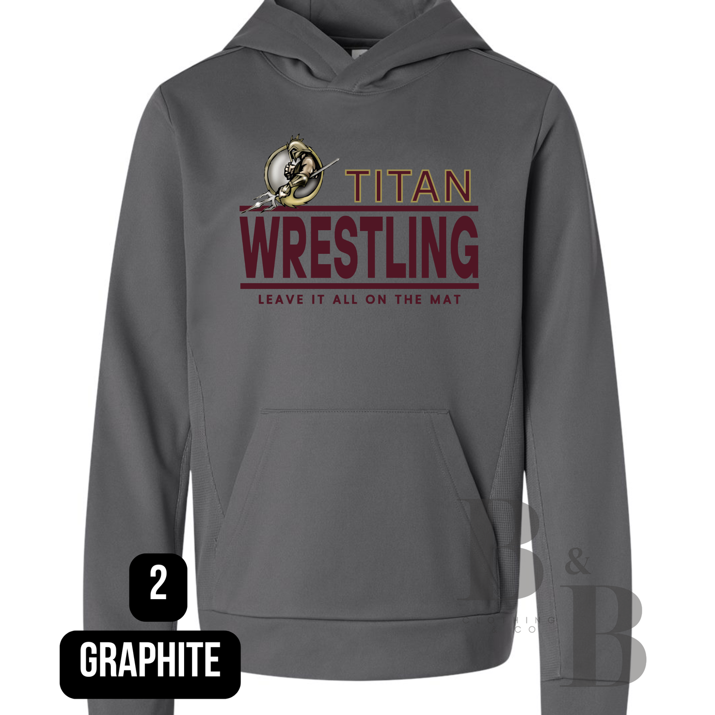 Titan Wrestling Performance Hoodie Adult & Youth