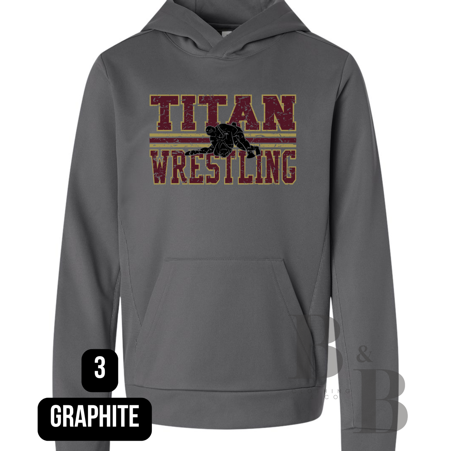 Titan Wrestling Performance Hoodie Adult & Youth