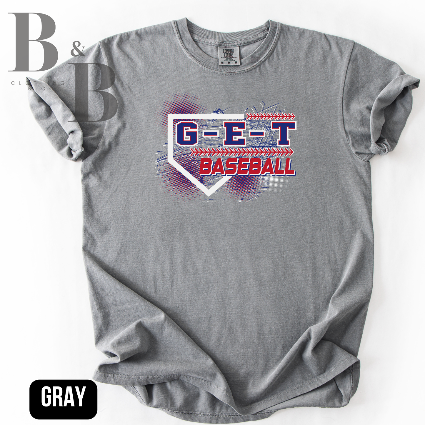 G-E-T Baseball 2 Adult Comfort Colors