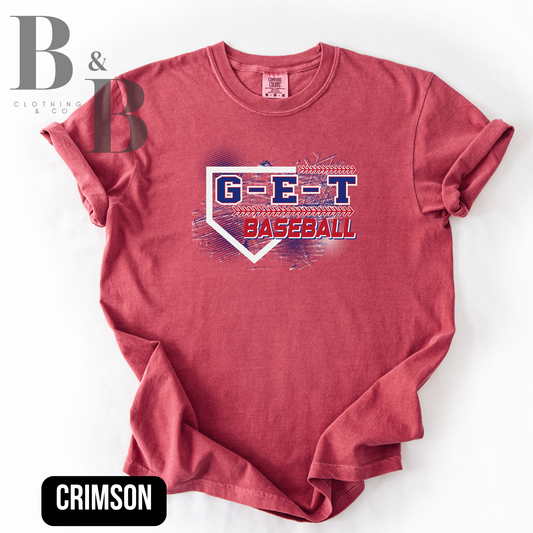 G-E-T Baseball 2 Adult Comfort Colors