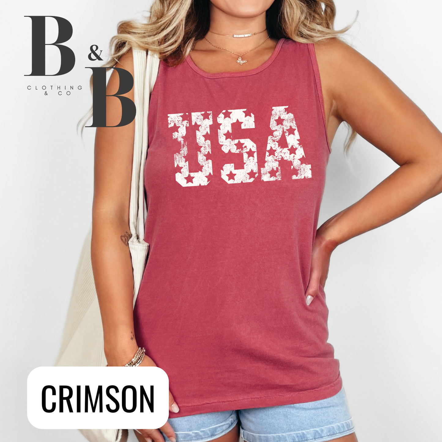 USA Tees & Tanks- Comfort Colors