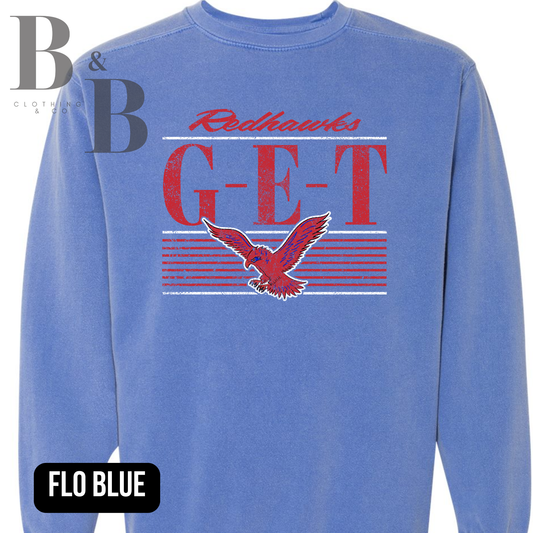 Redhawks G-E-T 2026 Adult CC Tee|Crewneck