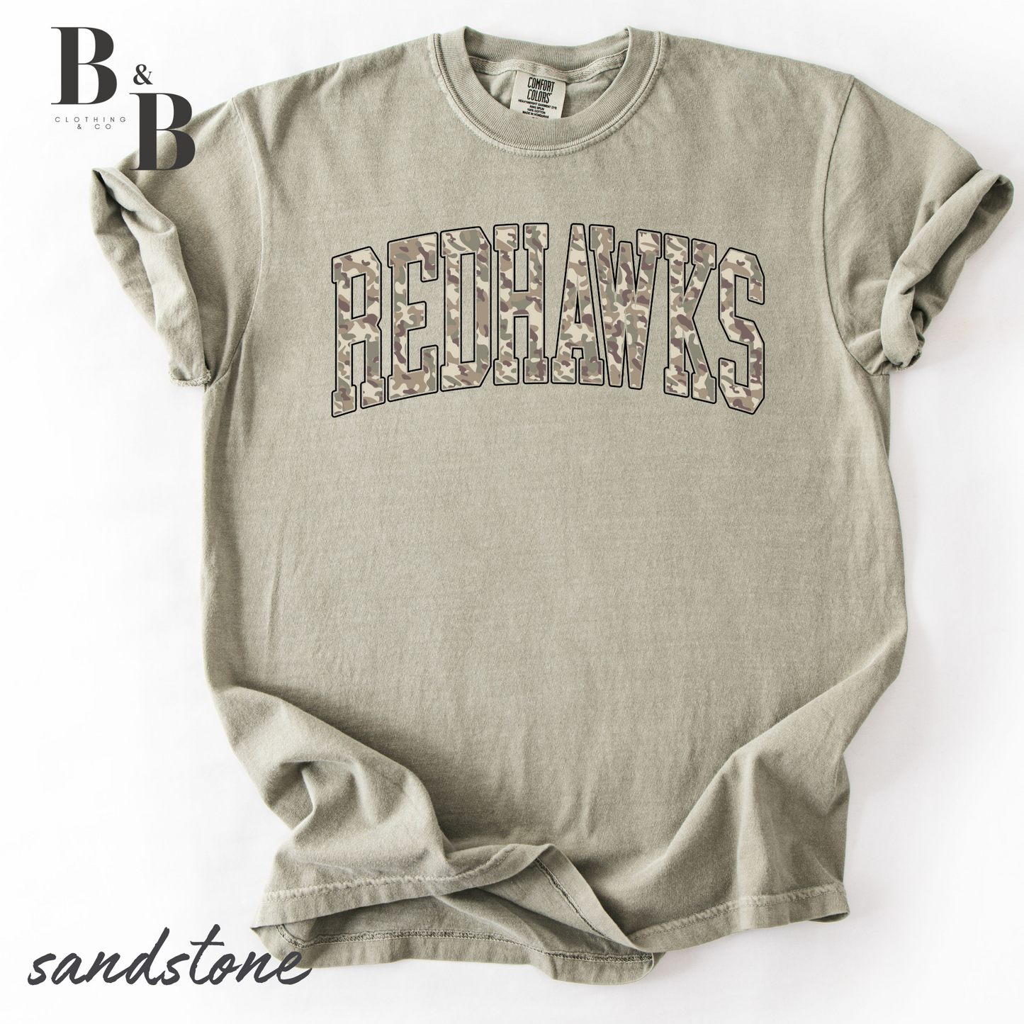 Camo Print Redhawks Tee