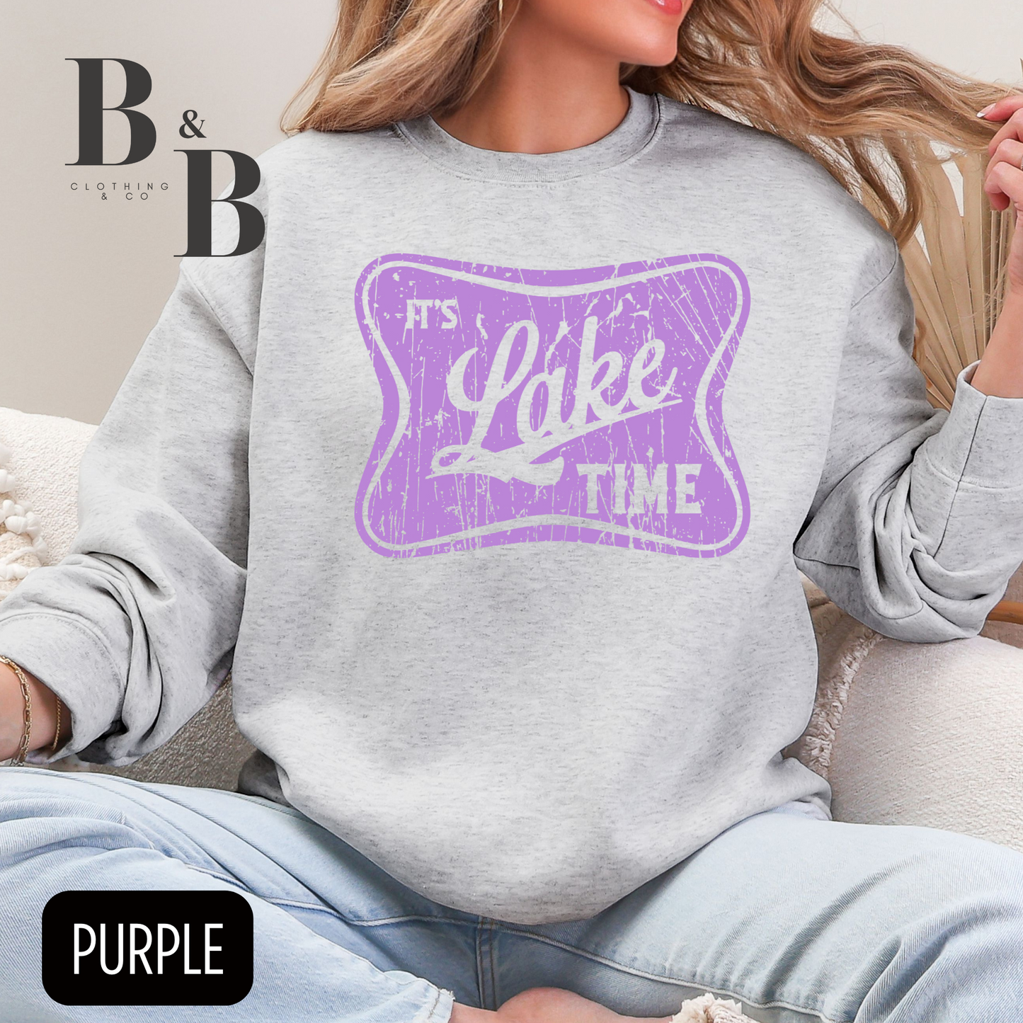 It's Lake Time Crewneck