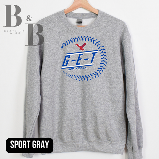 G-E-T Softball 1 Children's Crew|Hoodie