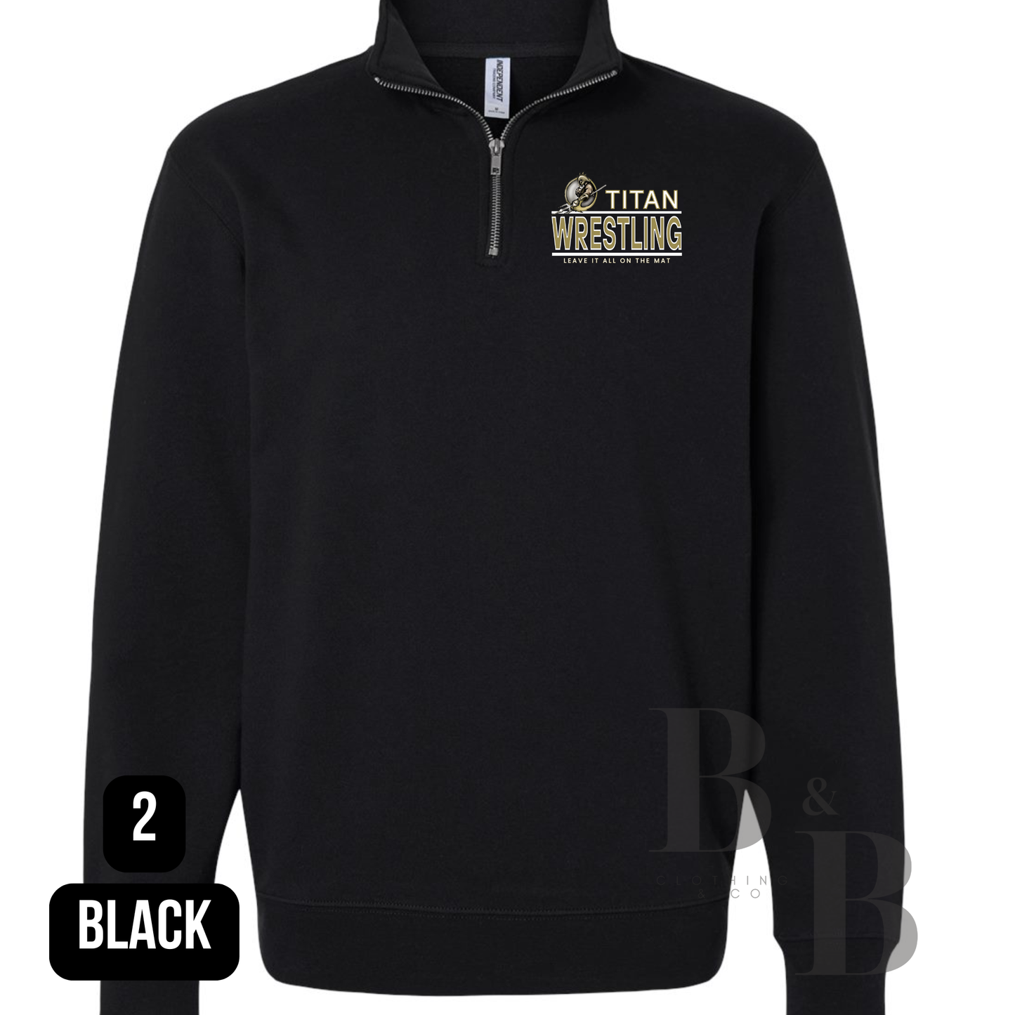 Titan Wrestling Cotton Quarter Zips