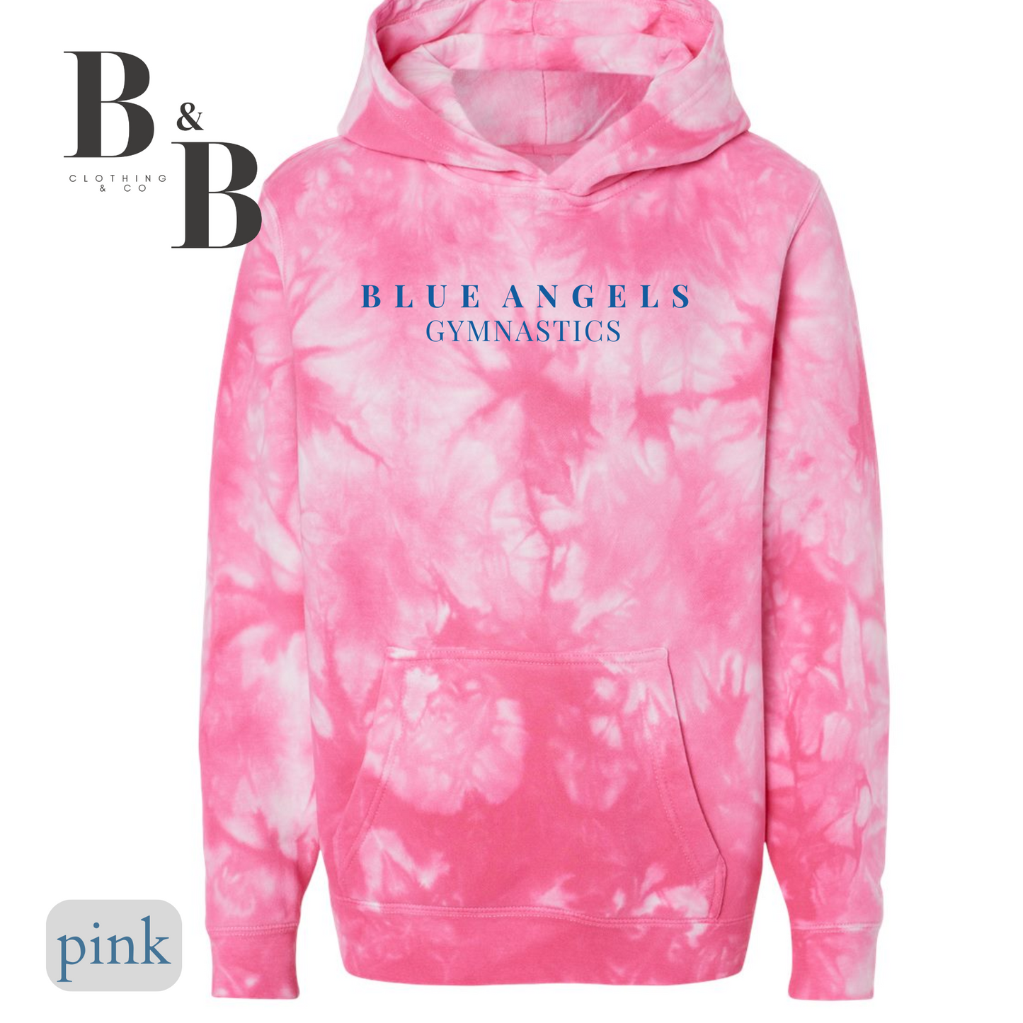 Tie Dye Hoodies- Blue Angels- Adult & Youth