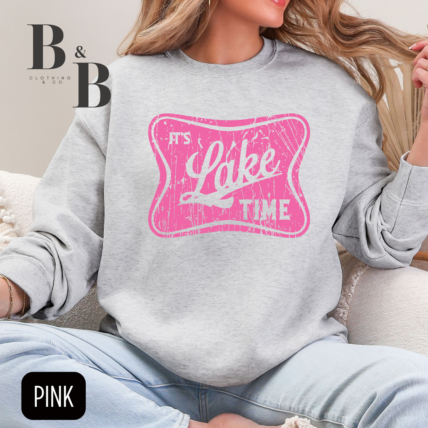 It's Lake Time Crewneck