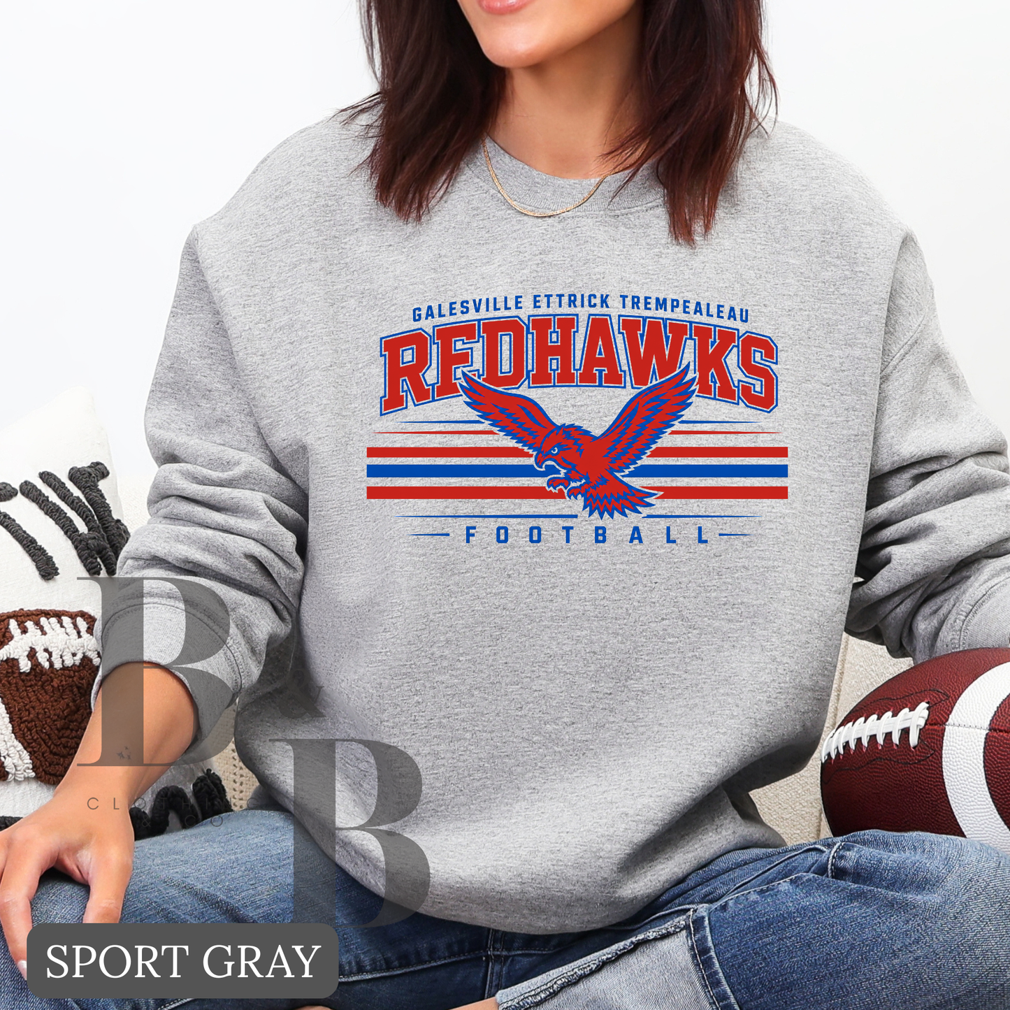 G-E-T Football GRAY