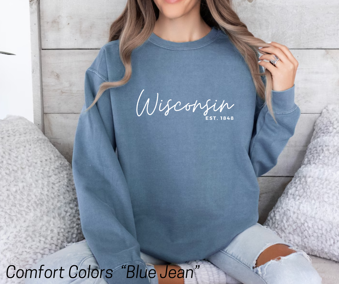 WI Script Sweatshirt