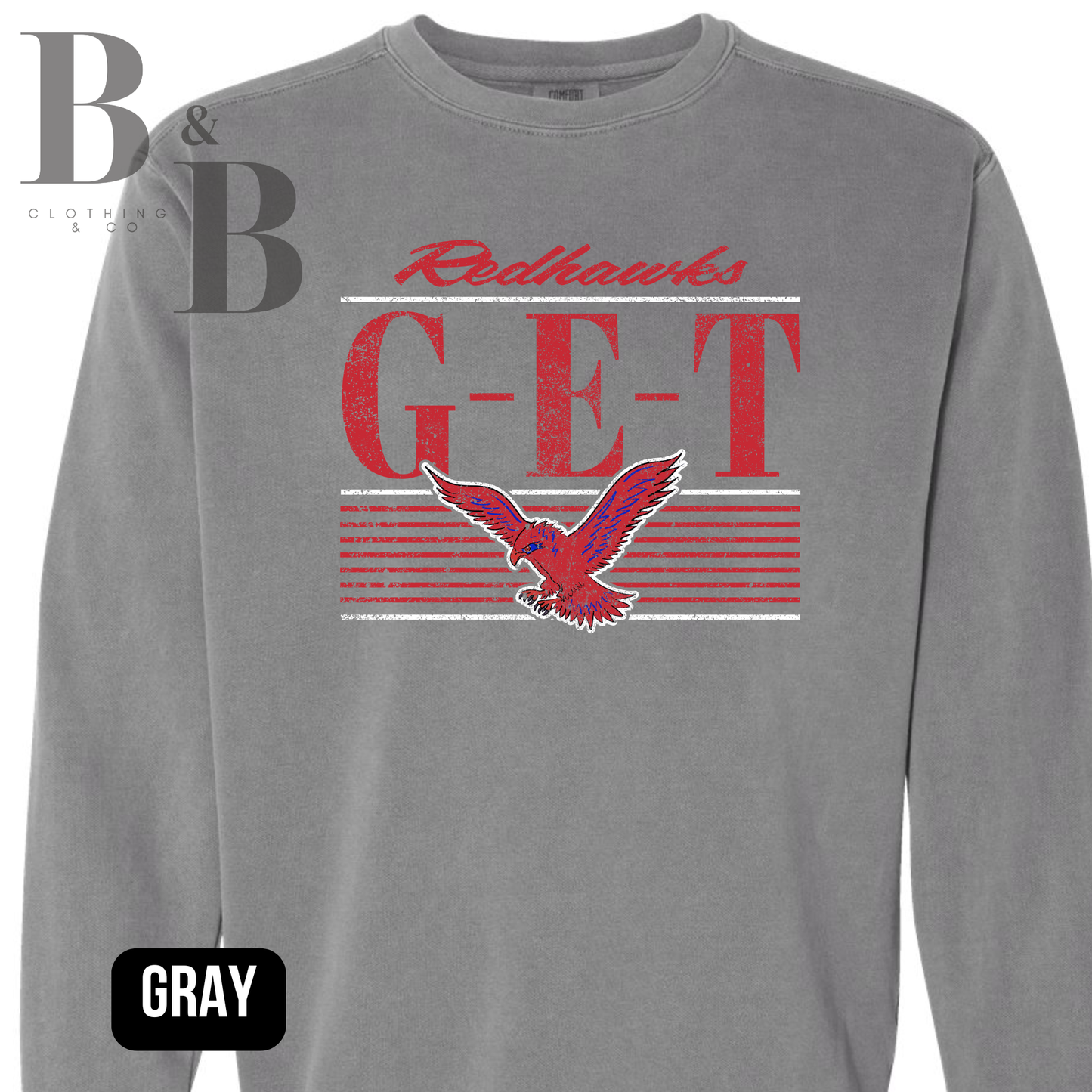 Redhawks G-E-T 2026 Adult CC Tee|Crewneck