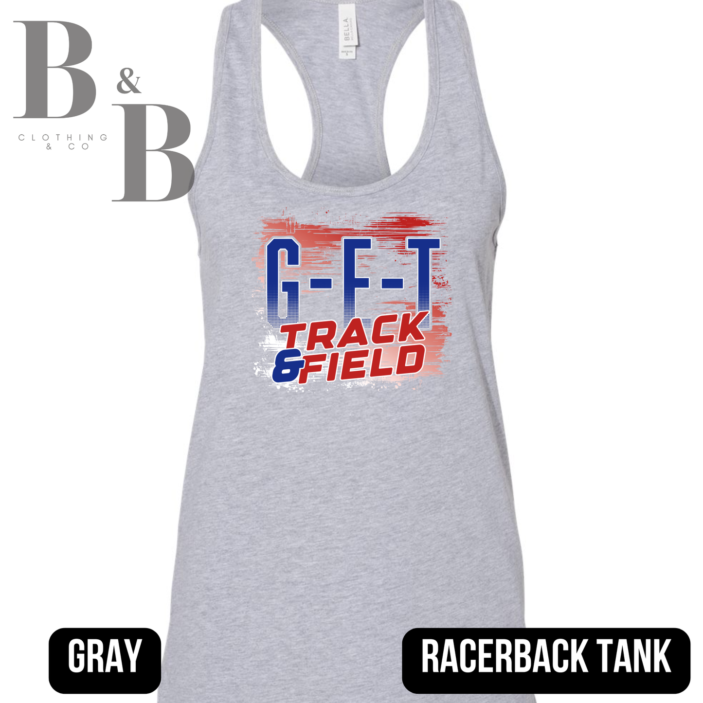 G-E-T Track & Field Womens Racerback Tank