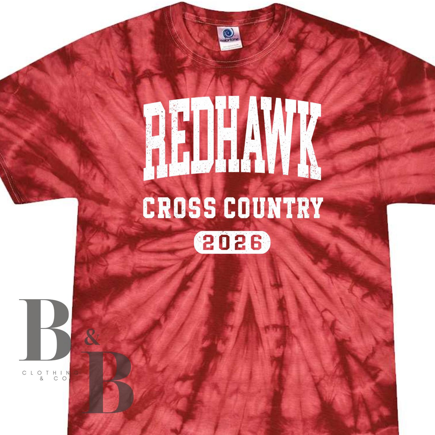 REDHAWKS Fall Sports 2026 Tie Dye Tee- Volleyball|Football|Cross Country