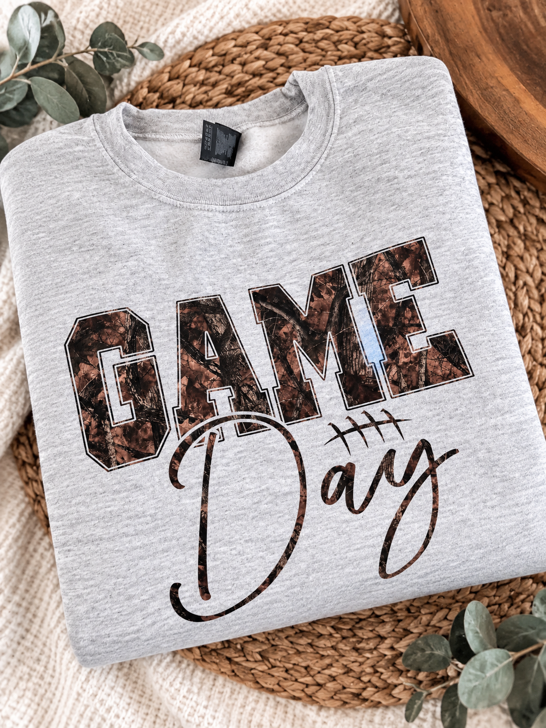 Woodland Game Day on Ash Gray Crew