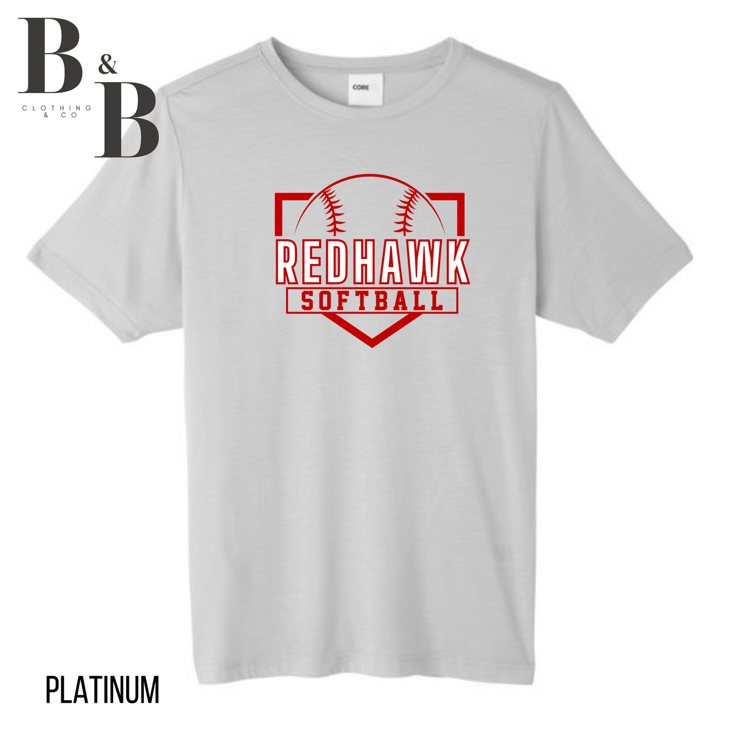 REDHAWK Softball Performance Tee's - Adult & Youth