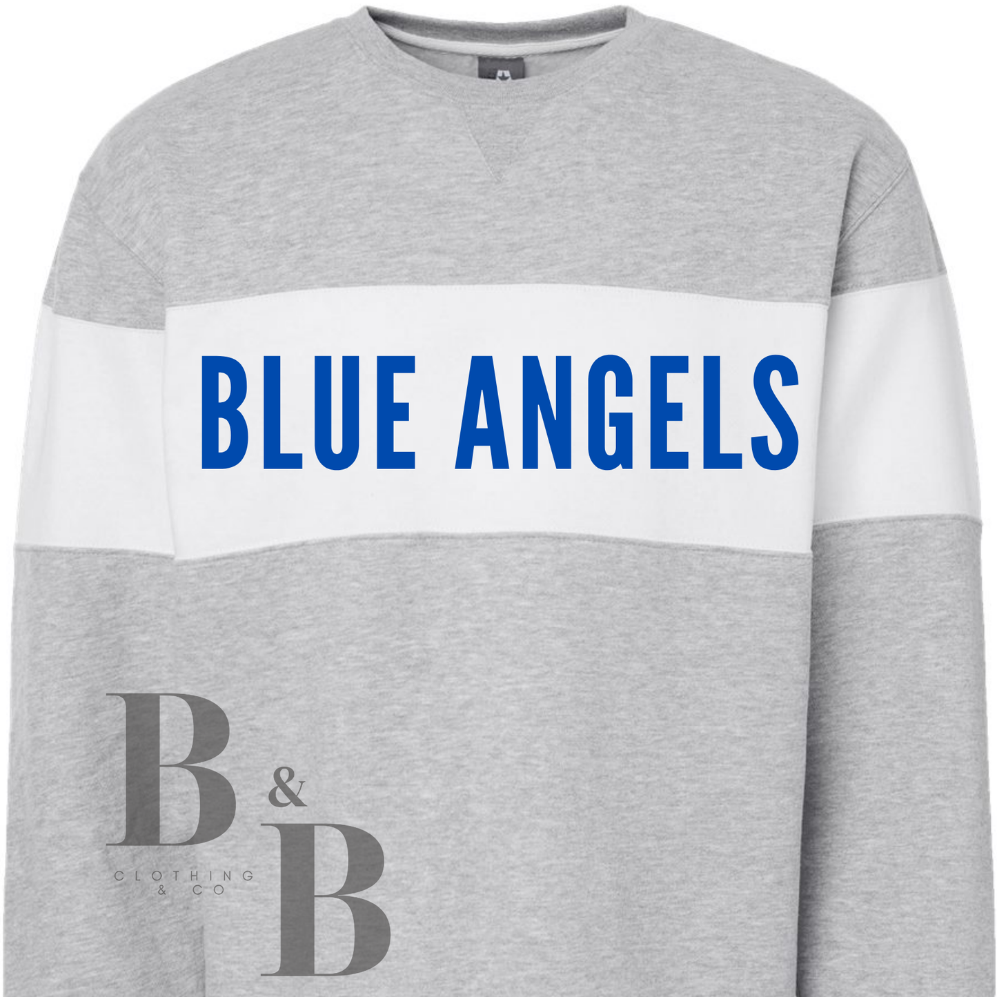 Blue Angels Color Block Crewneck Sweatshirt