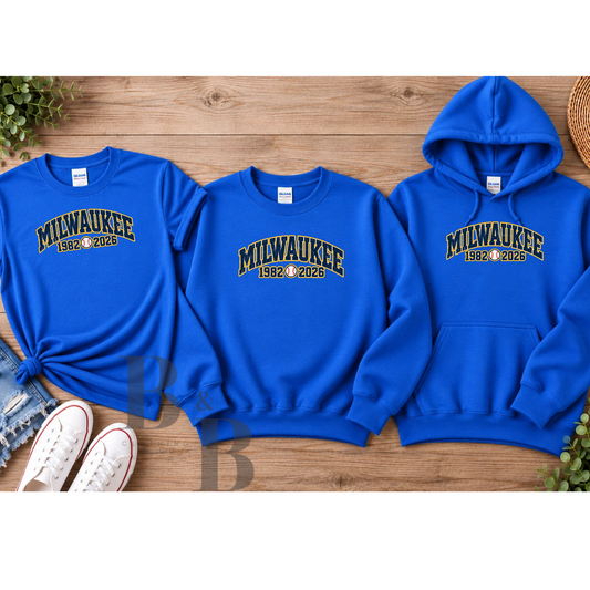 1982|2026 Royal Blue Adult & Youth