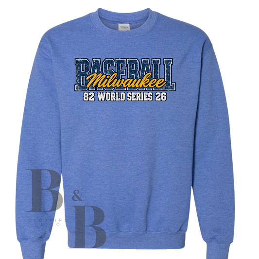 Milwaukee Baseball WS Heather Royal Adult