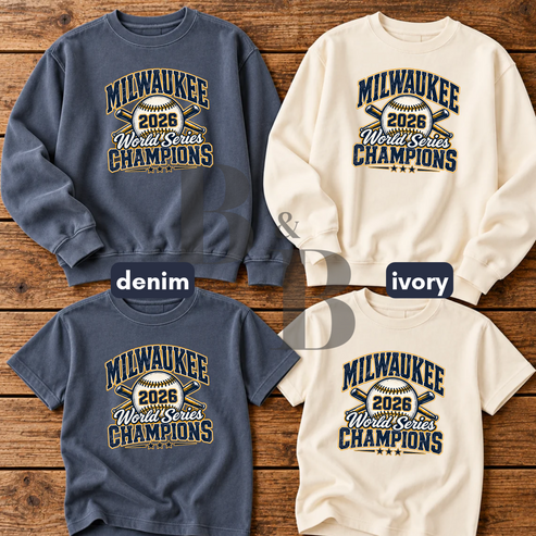 World Series Champions Comfort Colors – B&B Clothing & Co.