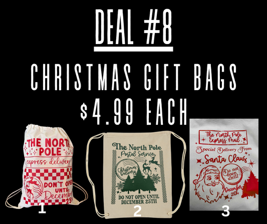 Christmas Gift Drawstring Backpack