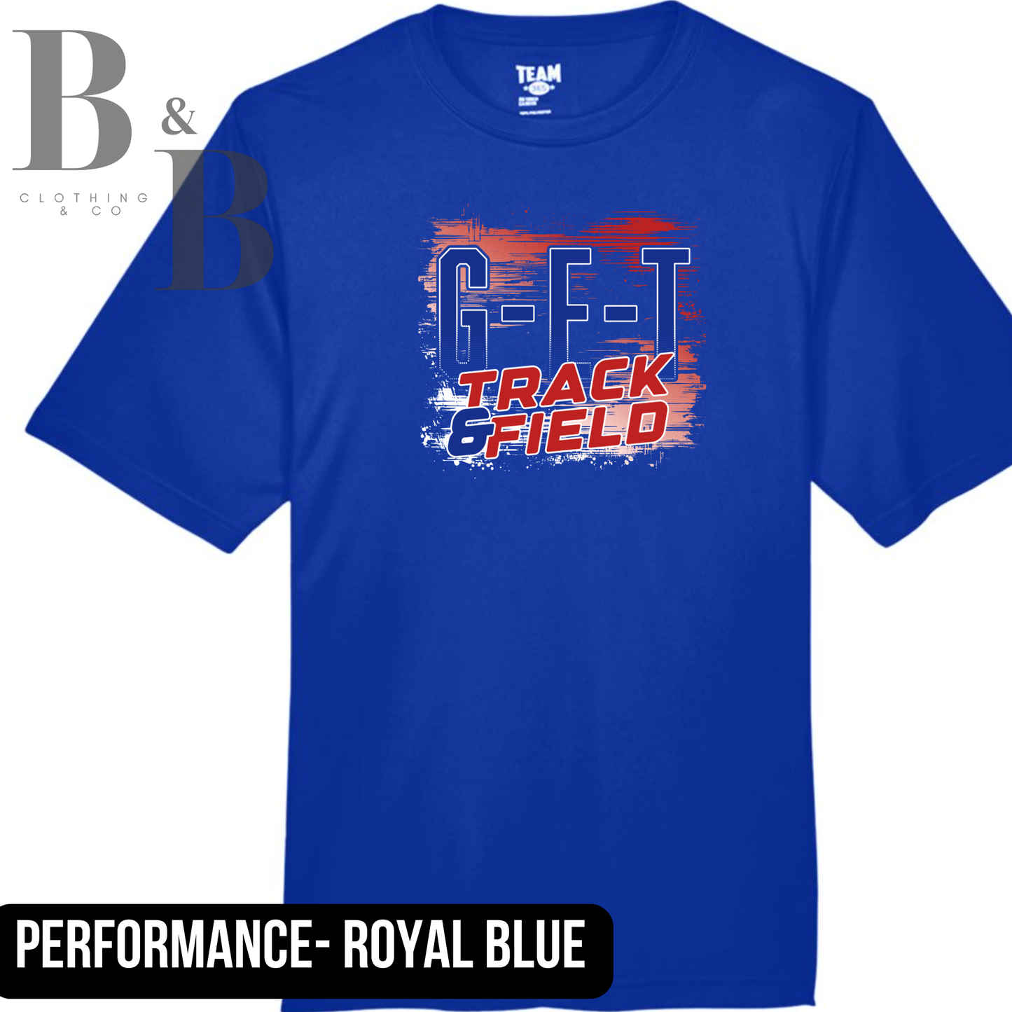 G-E-T Track & Field Adult & Youth Performance Tee