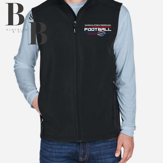 G-E-T Football Men's Soft Shell Vest
