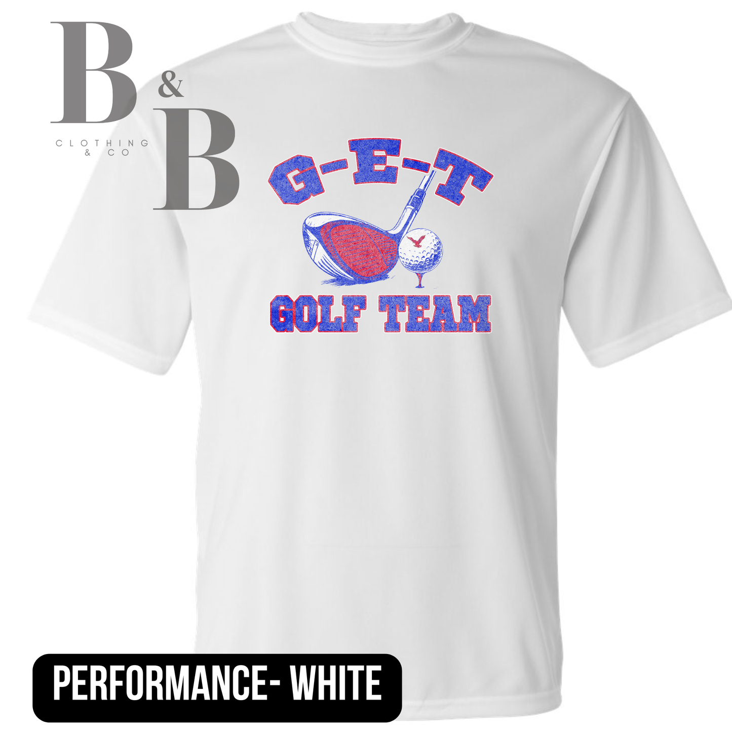 G-E-T Golf Adult & Youth Performance Tee
