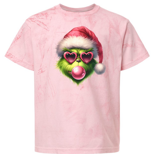 Youth Pink Green Guy Tee